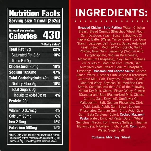 8.9 oz Frozen Chicken Strips Meal Pack of 8 P878438