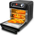 15.8qt 3-layer 16-in-1 Convection Air Fryer Toaster Oven with 6 Accessories, 1500W, Stainless Steel G9723