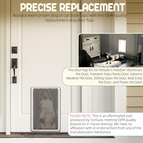 Large 16 7/8" x 10" Pet Door Flap with Magnetic Closure B944