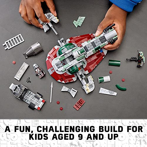 Boba Fett Starship Building Toy with Rotating Wings and 2 Minifigures P541