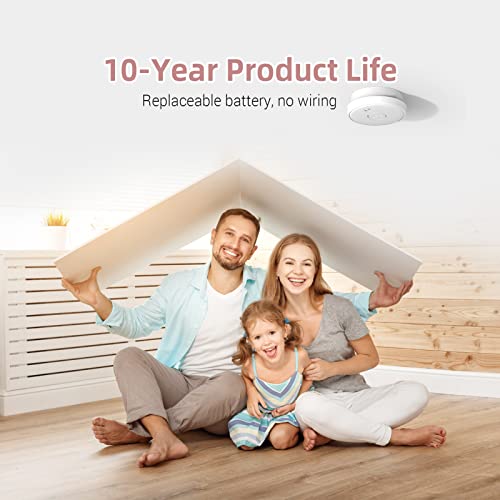 10-Year Battery Operated Photoelectric Smoke Alarm I94288