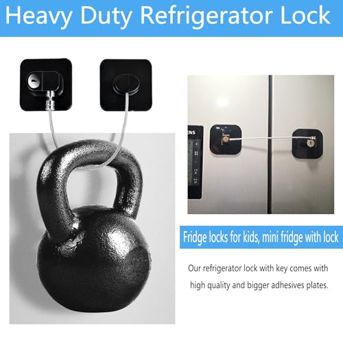 4 Pack Refrigerator Lock with Keys T7988