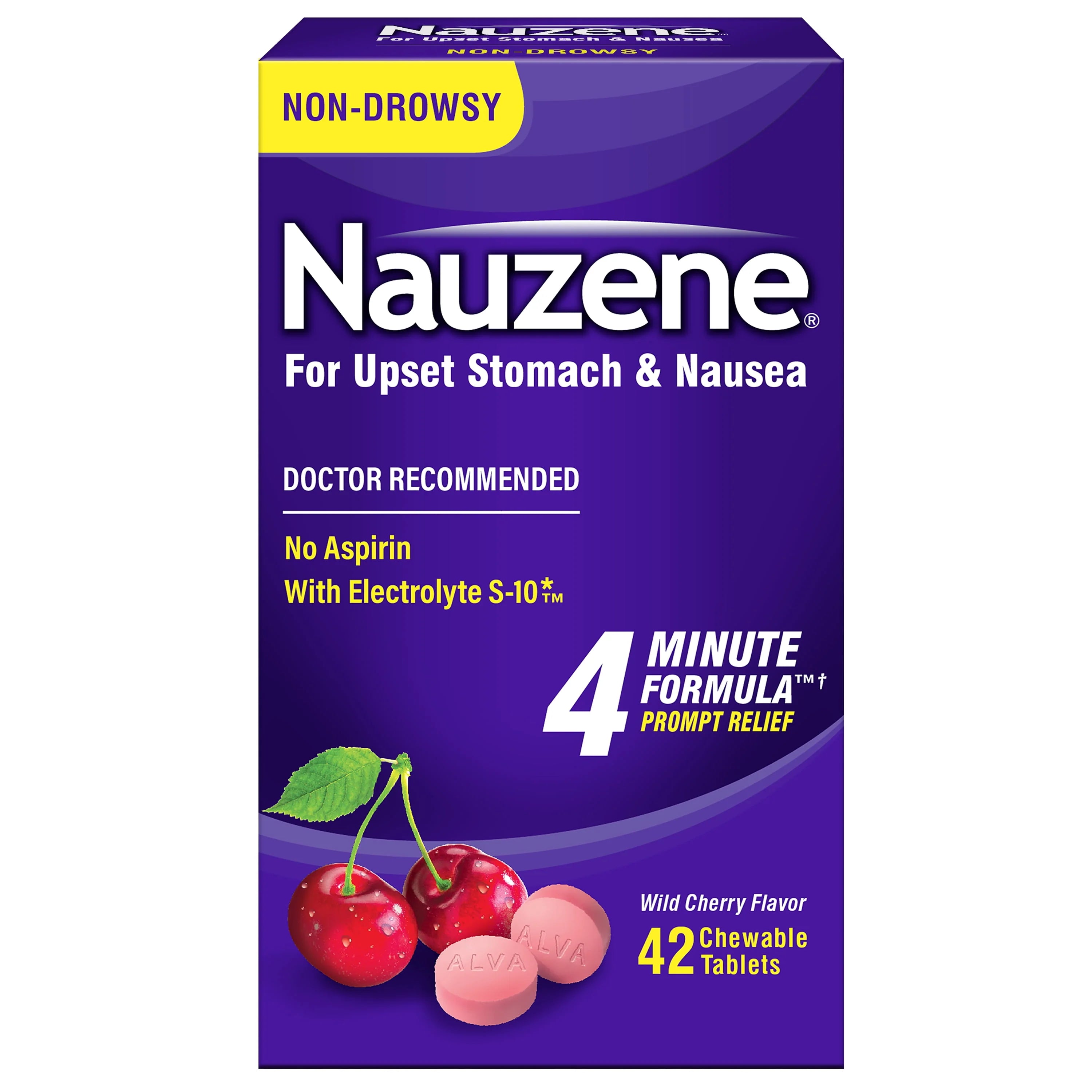 42 Ct Wild Cherry Flavor Chewable Tablets M8079