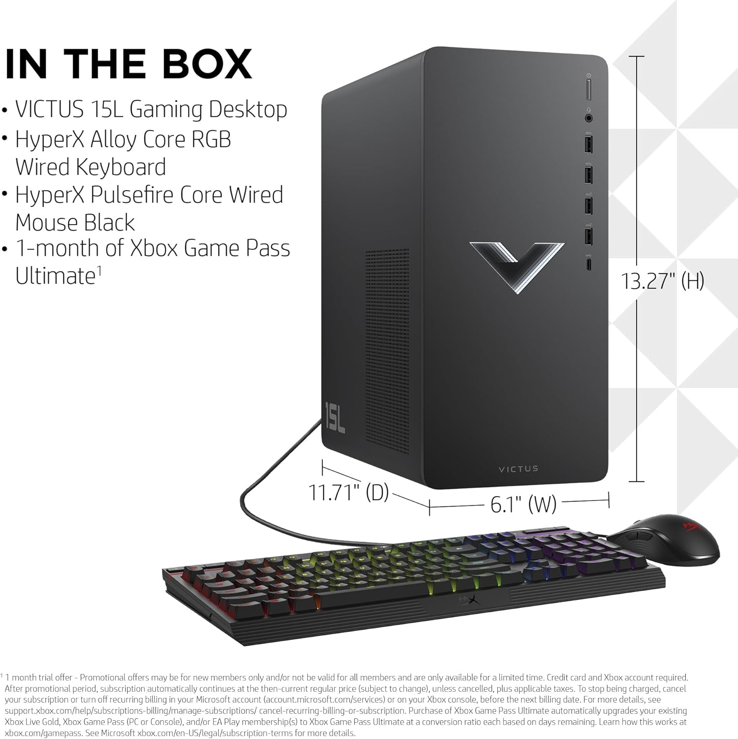 13th Generation Intel Core i7-13700F 16 GB RAM 512 GB SSD NVIDIA GeForce RTX 3060 Graphics Gaming Desktop N5781