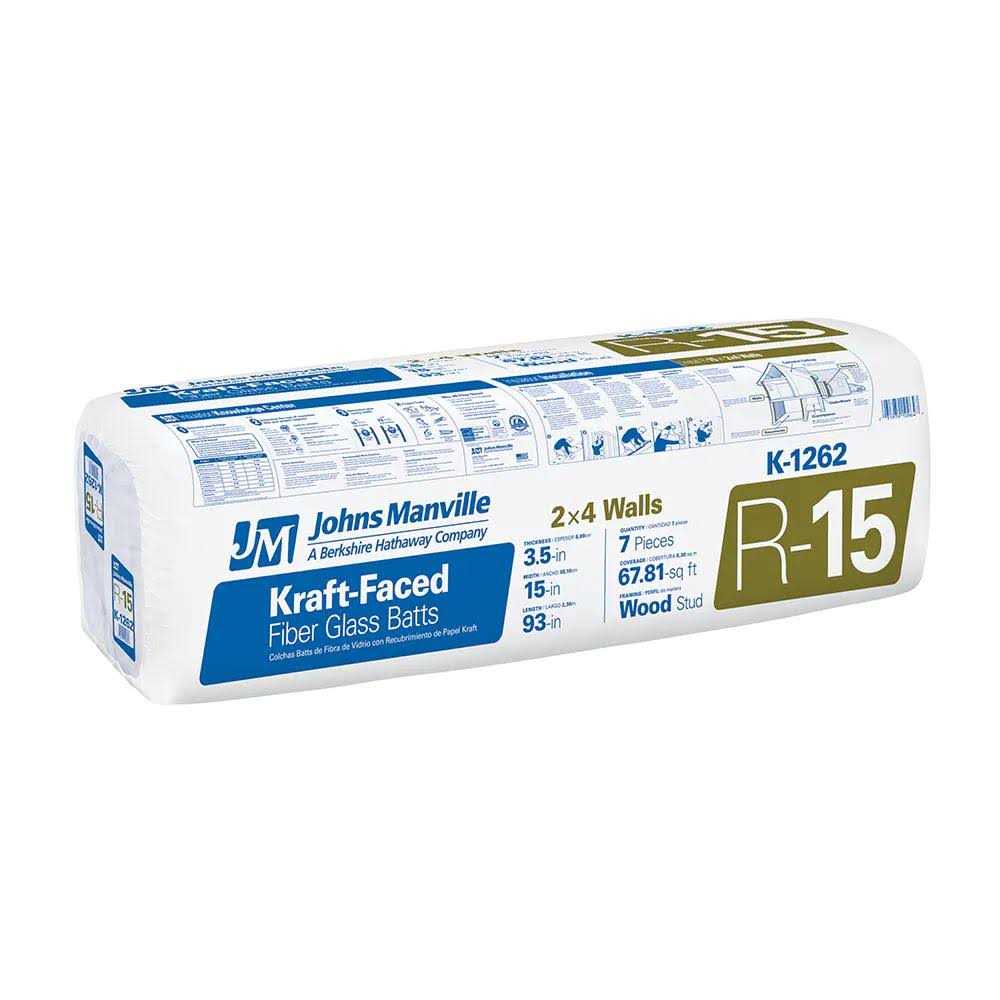 Kraft Faced Fiberglass Batt Insulation T247943