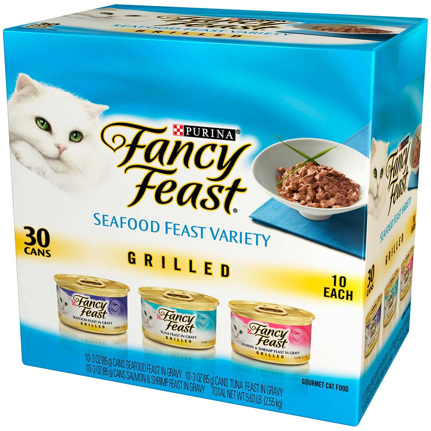 Gravy Wet Cat Food Variety Pack Seafood Grilled Collection J535
