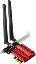 WiFi 6E Tri-Band AX210 PCIe Wireless Adapter 5400Mbps 802.11AX E4529