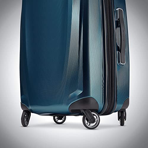 Silver Carry-On 20-Inch Hardside Expandable Luggage D9815