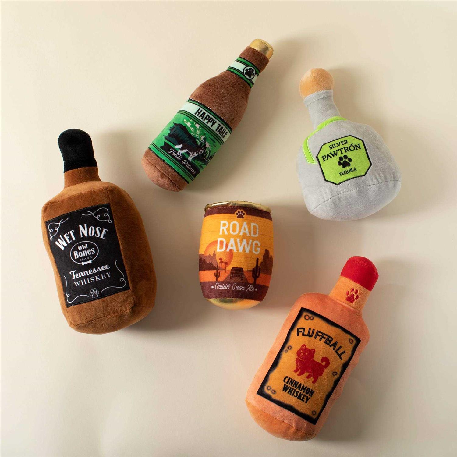 Plush Dog Toy Fluffball Cinnamon Whiskey I737088