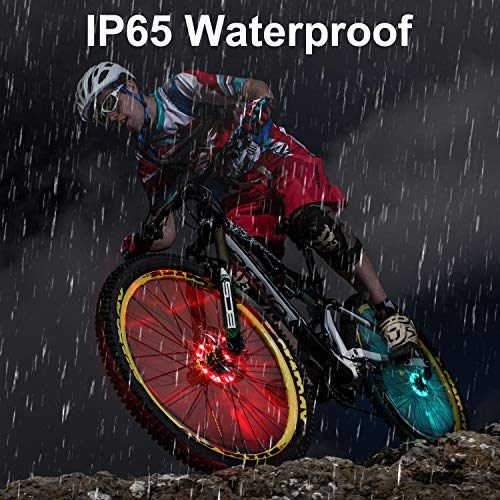 Rechargeable LED Bike Wheel Hub Lights W41927