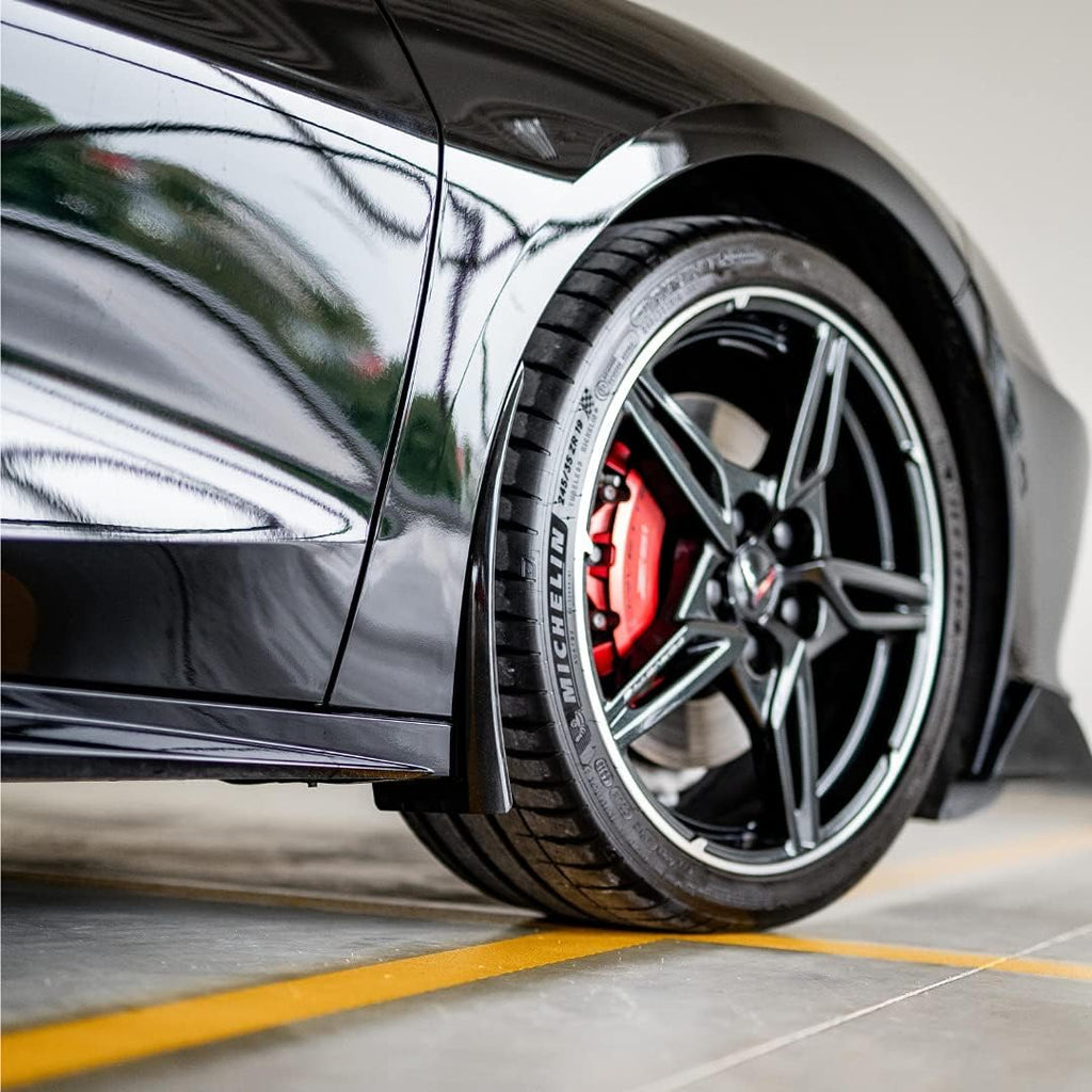 Painted Carbon Flash Black Splash Guards R33647