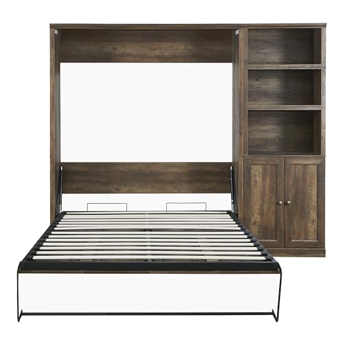 White Queen Size Wall Bedframe P16085