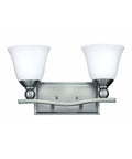 Brushed Nickel 2 Light Bath F8941