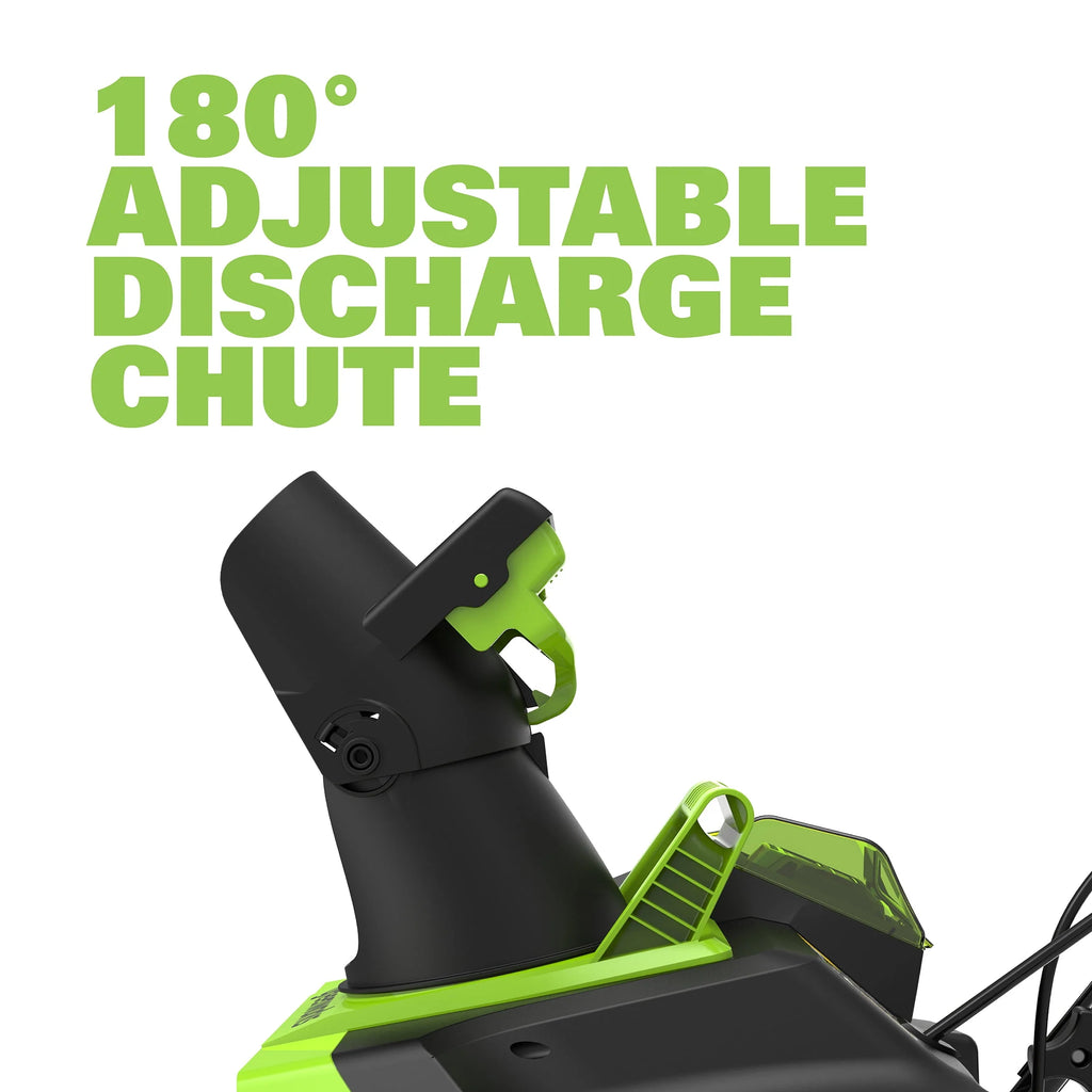40V 20-inch Cordless Brushless Snow Blower with 4.0 Ah Battery and Charger T451