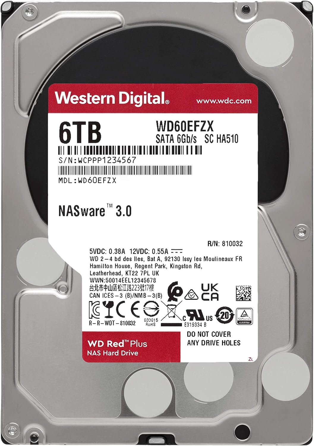12TB NAS Internal Hard Drive HDD M539502