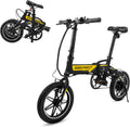 Lightweight Aluminum Folding Electric Bike with Pedals L10977