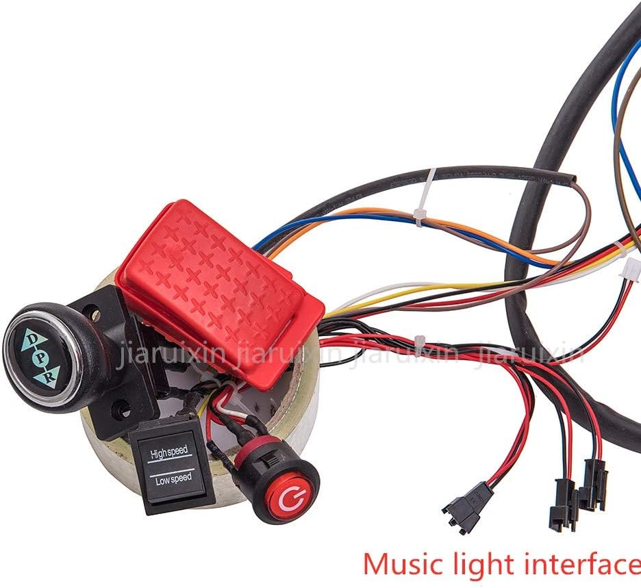 12V DIY Modified Wires Remote Control Circuit Board Wires Switch Gearbox with Motors Electric Ride On Car Accessories Pack of 2 P11769
