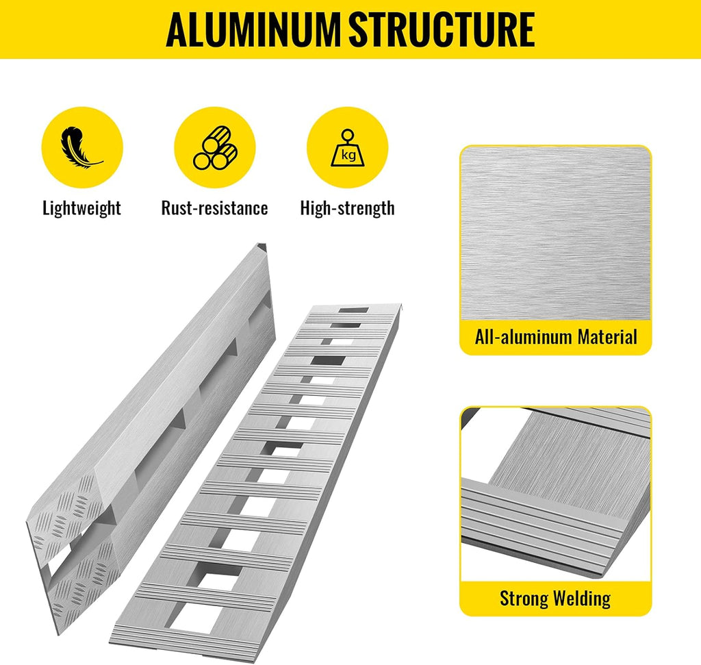 84x14 Inch Aluminum Ramps 1 Pair E8134