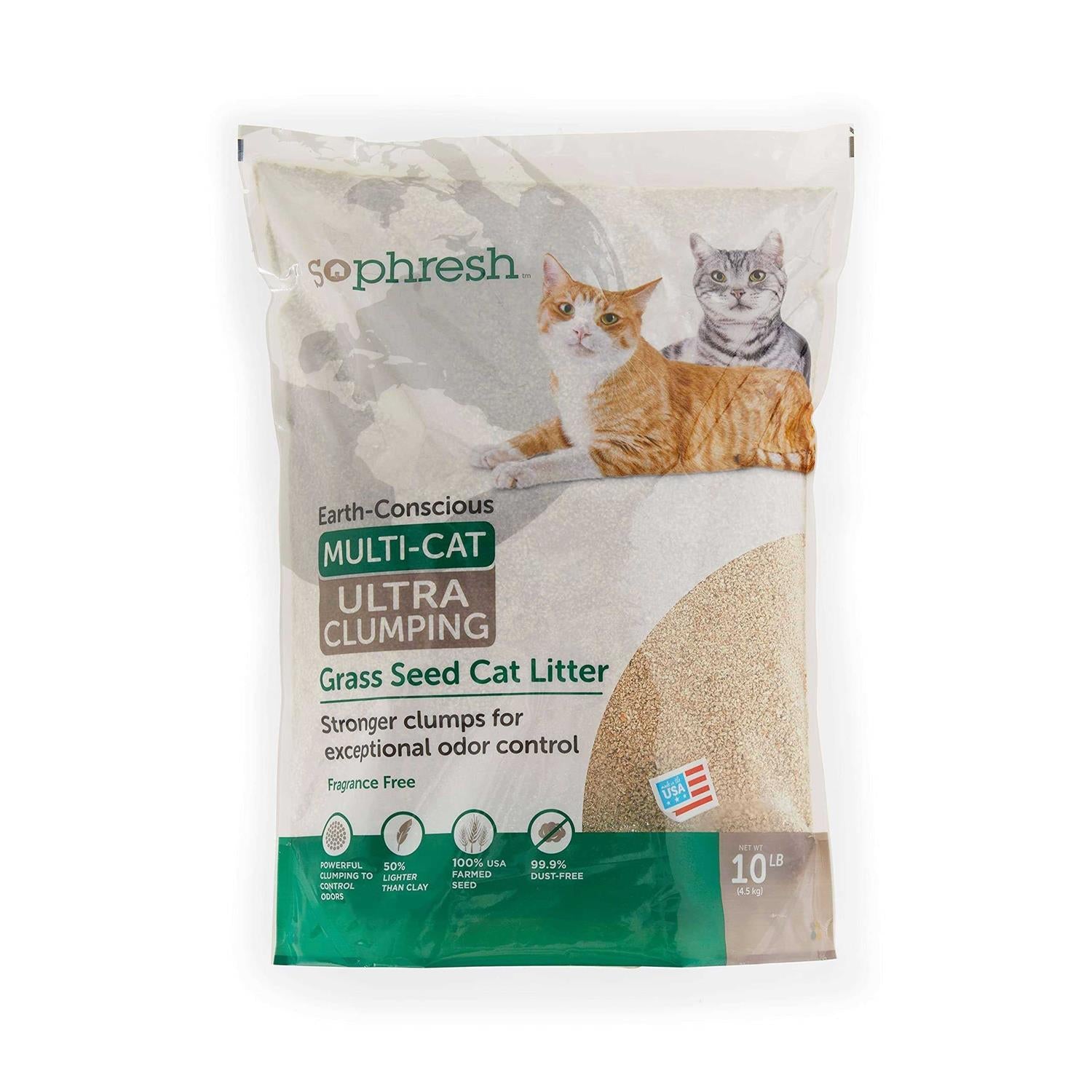 Unscented Grass Seed Cat Litter C8400