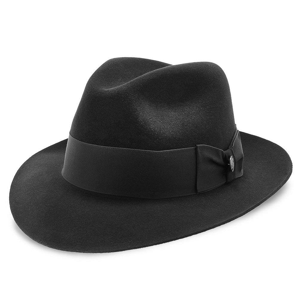 Gray Fur Felt Fedora Hat J55913