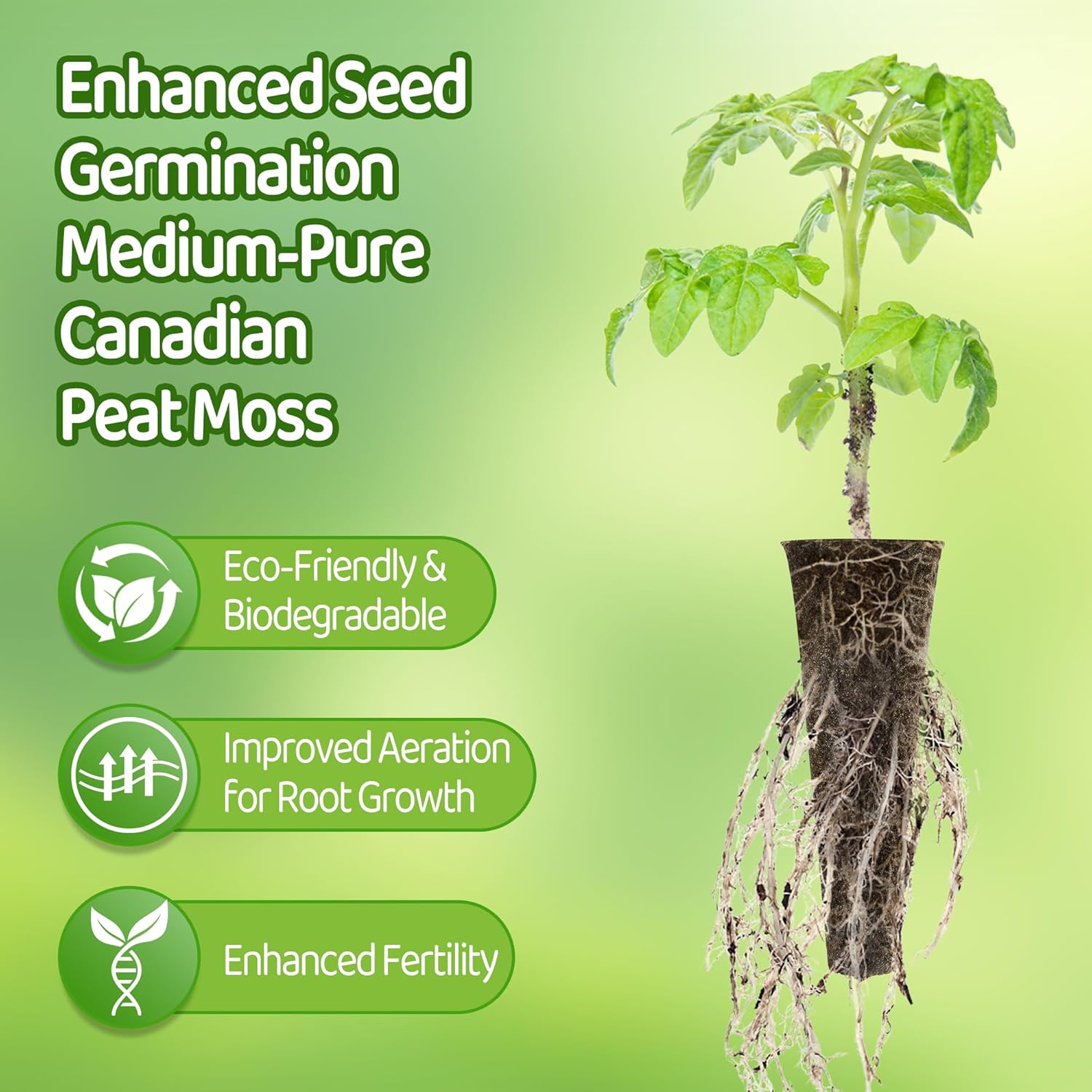 121 Pack Seed Starter Pods Kit with Grow Sponges, Pod Labels, Tweezers & Tags A788