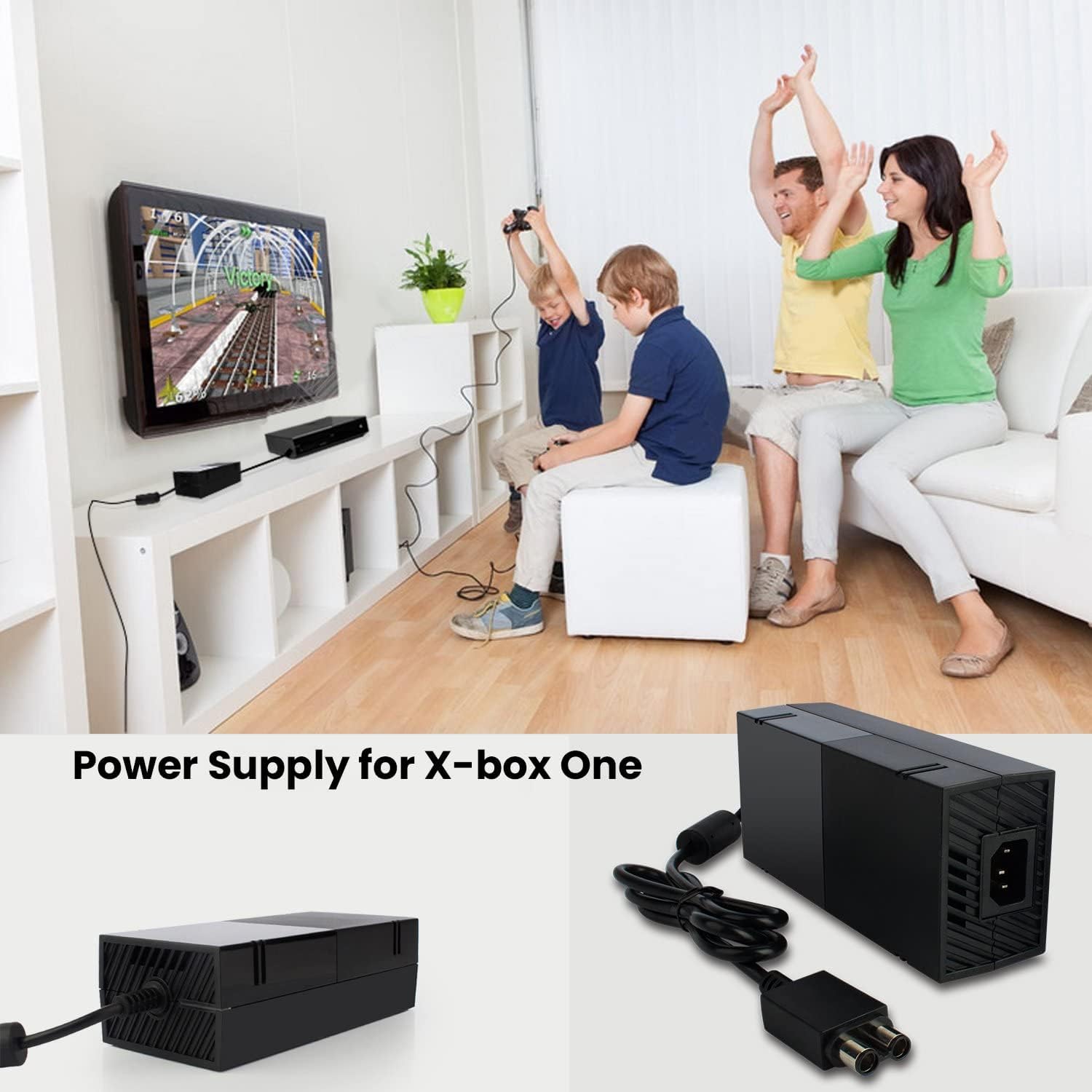 Xbox One Power Supply Brick AC Adapter Charger Replacement K529734