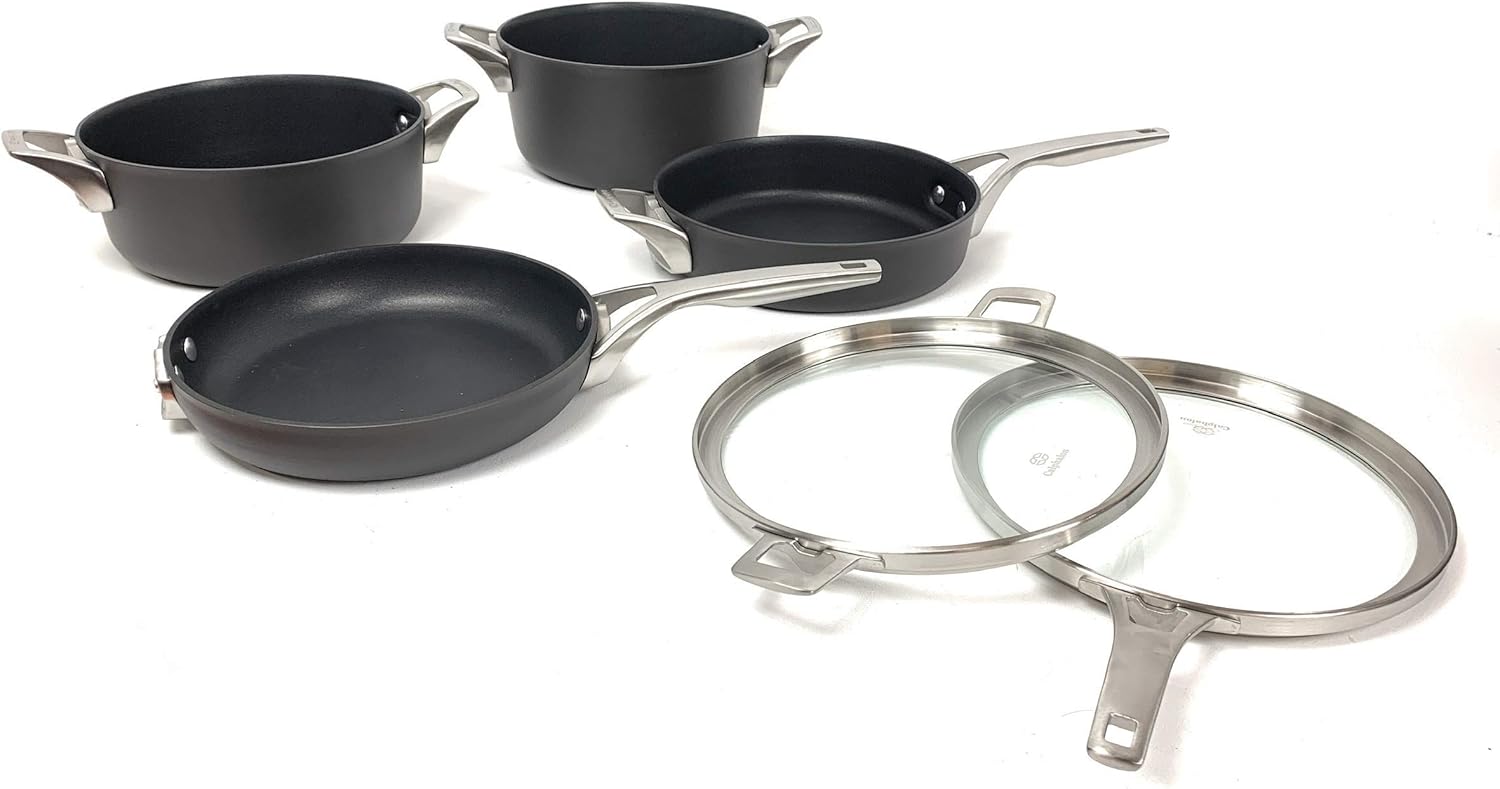 12-piece Hard Anodized Space Saving Cookware I824940