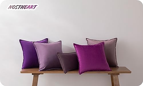 12x20 Inch Set of 4 Velvet Throw Pillow Covers E5616
