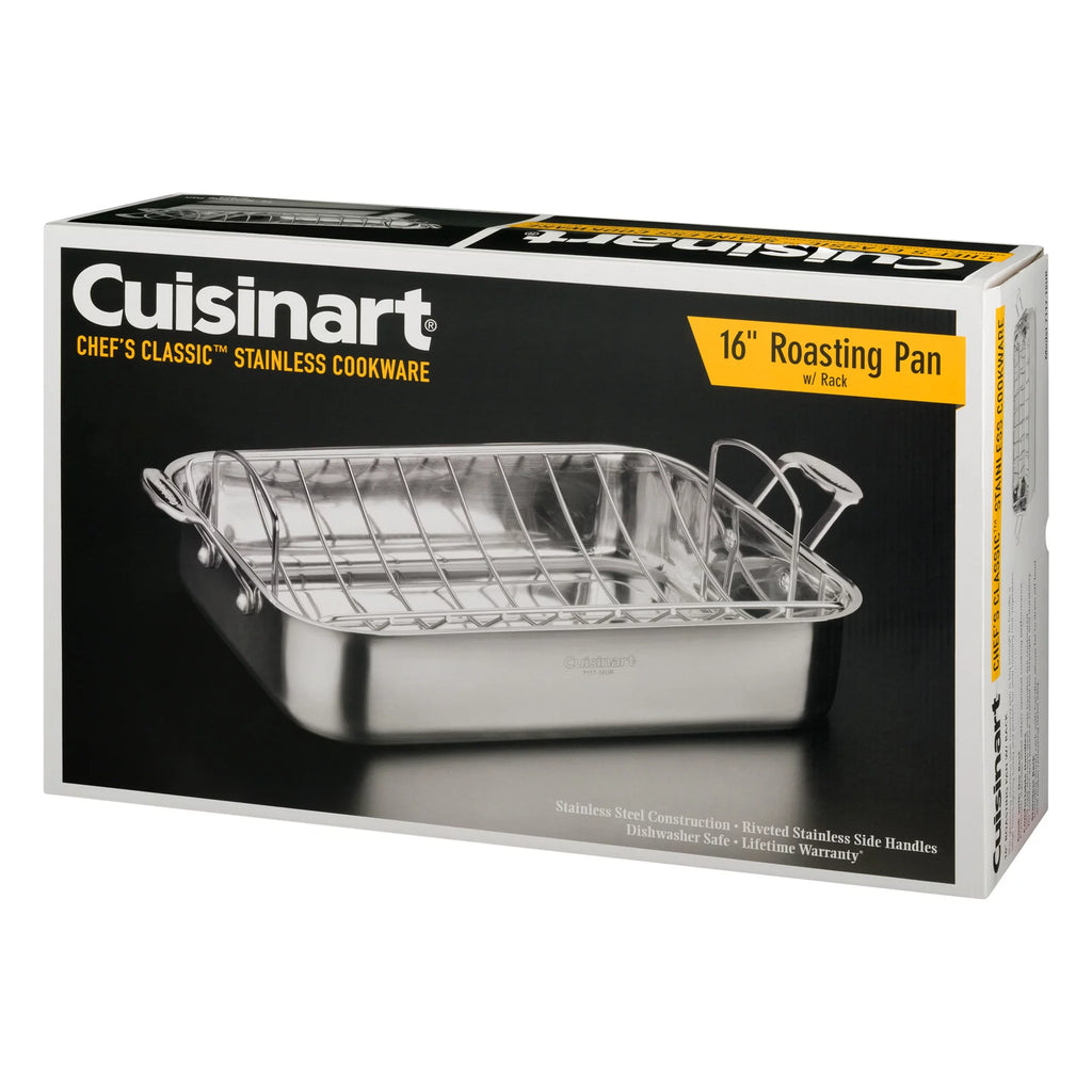 Stainless Steel 16" Roasting Pan with Rack Z2453