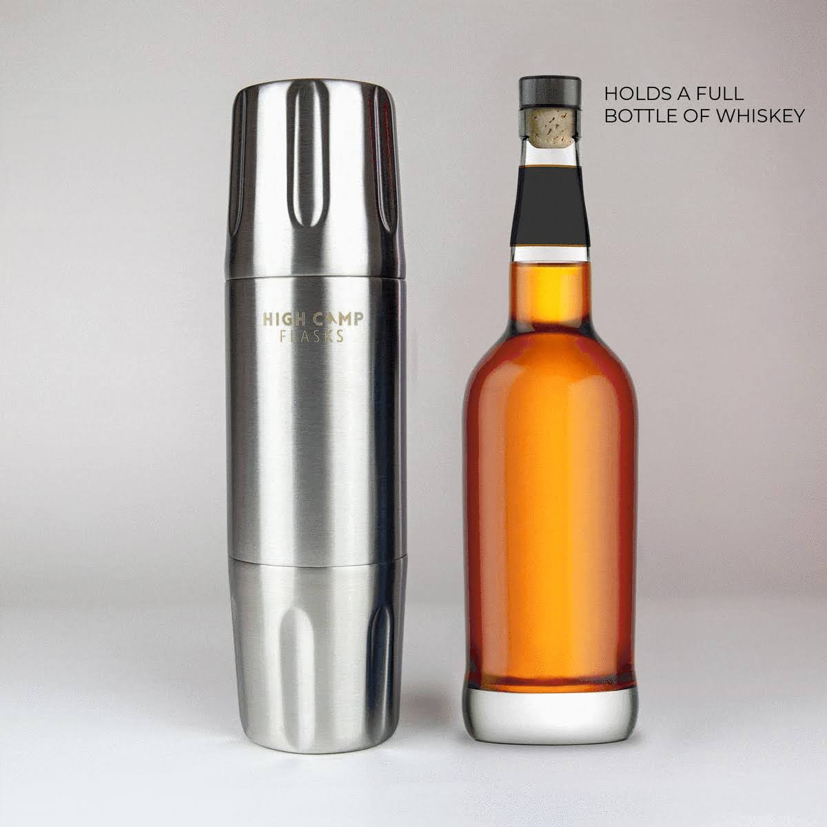 Brushed Stainless 750ml Flask K219142