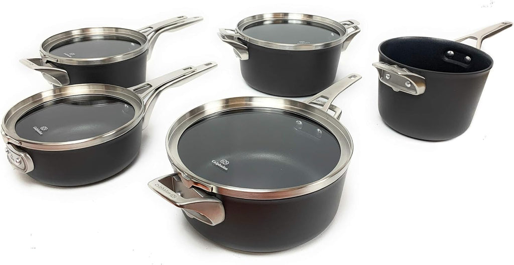 12-piece Hard Anodized Space Saving Cookware I824940