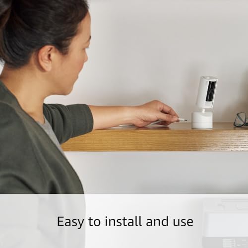 White 360° Pan-Tilt Indoor Cam with Two-Way Talk G327418