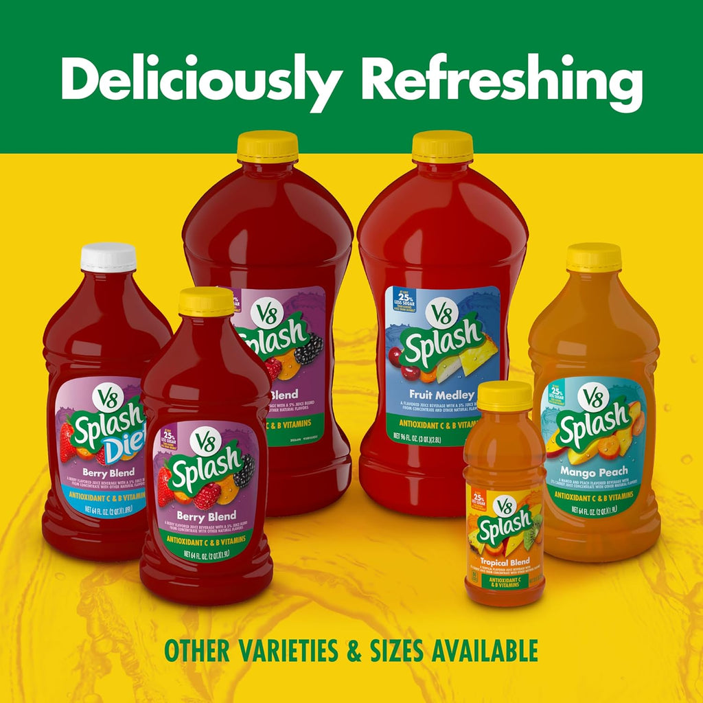 16 FL OZ Fruit Medley Flavored Juice Beverage (Pack of 12) H290