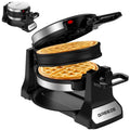 Double Belgian Waffle Maker 1400W Nonstick Stainless Steel G715