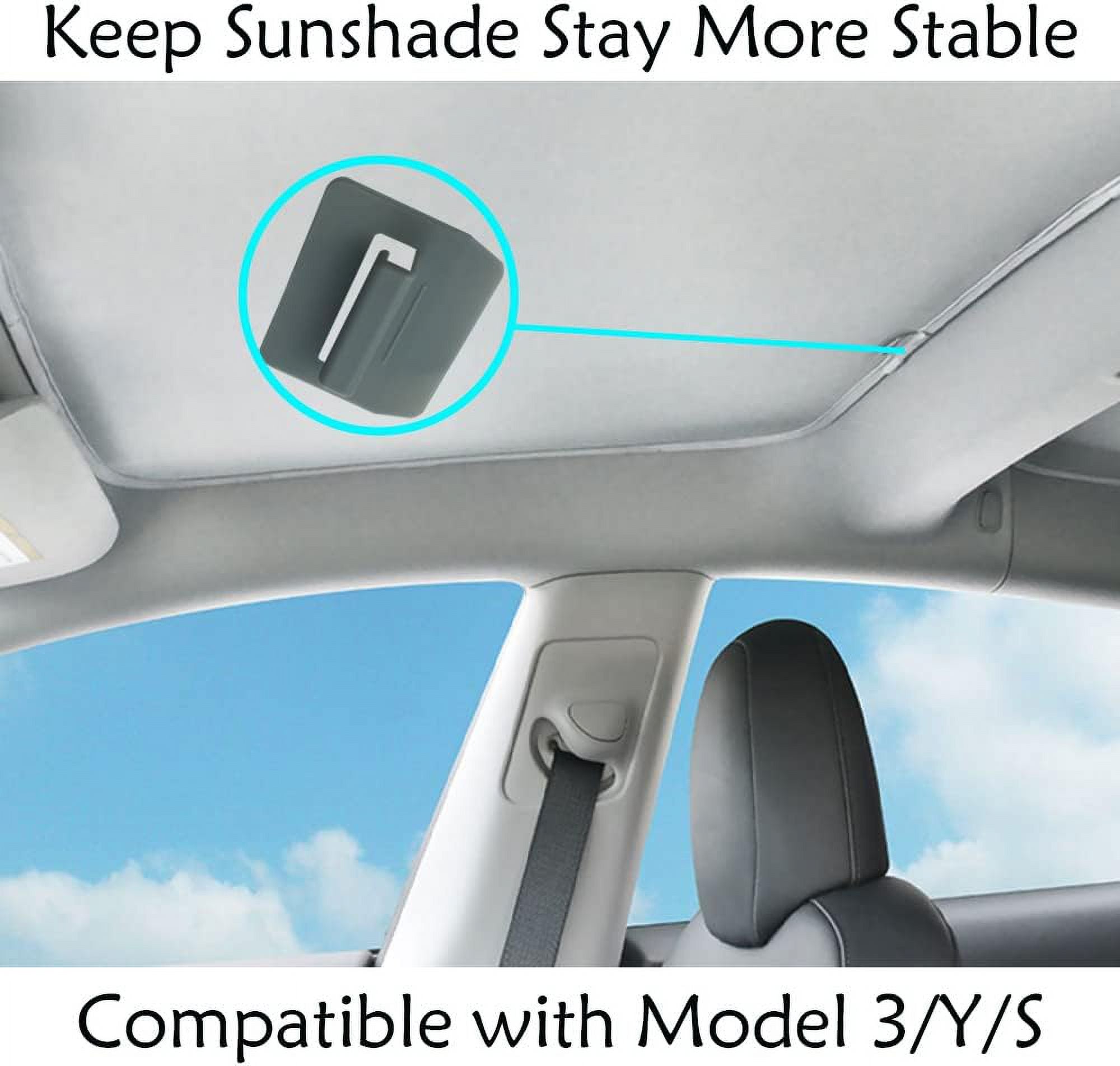 16 PCS White Sunshade Clips for Roof Shade E39515