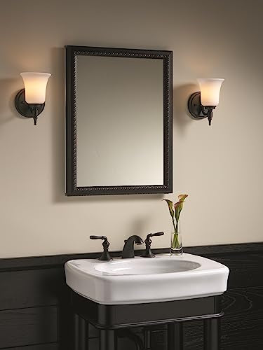 Oil-Rubbed Bronze Anodized Aluminum Bathroom Medicine Cabinet with Mirror Door R30302