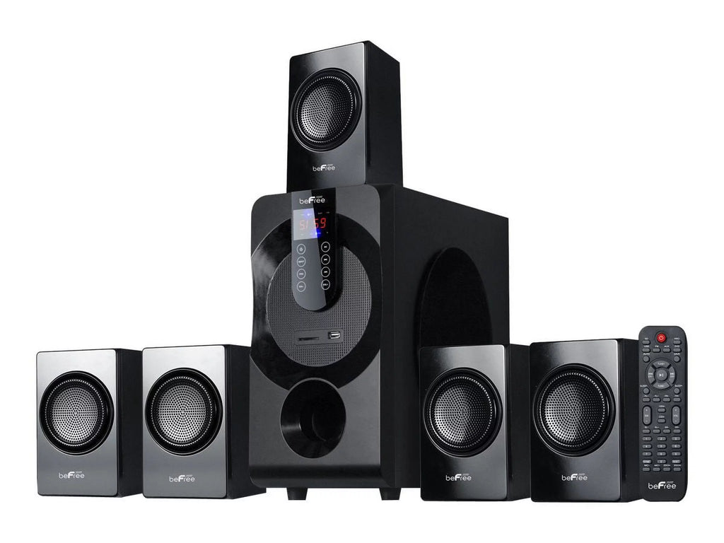 5.1 Channel Surround Sound Bluetooth Speaker System in Black A629