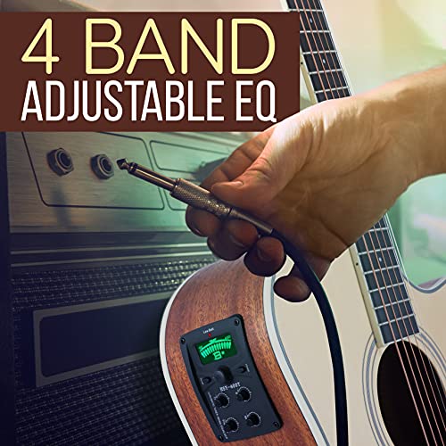 4/4 Full Size Acoustic-Electric Guitar Kit with 4-Band EQ, Spruce Mahogany B325