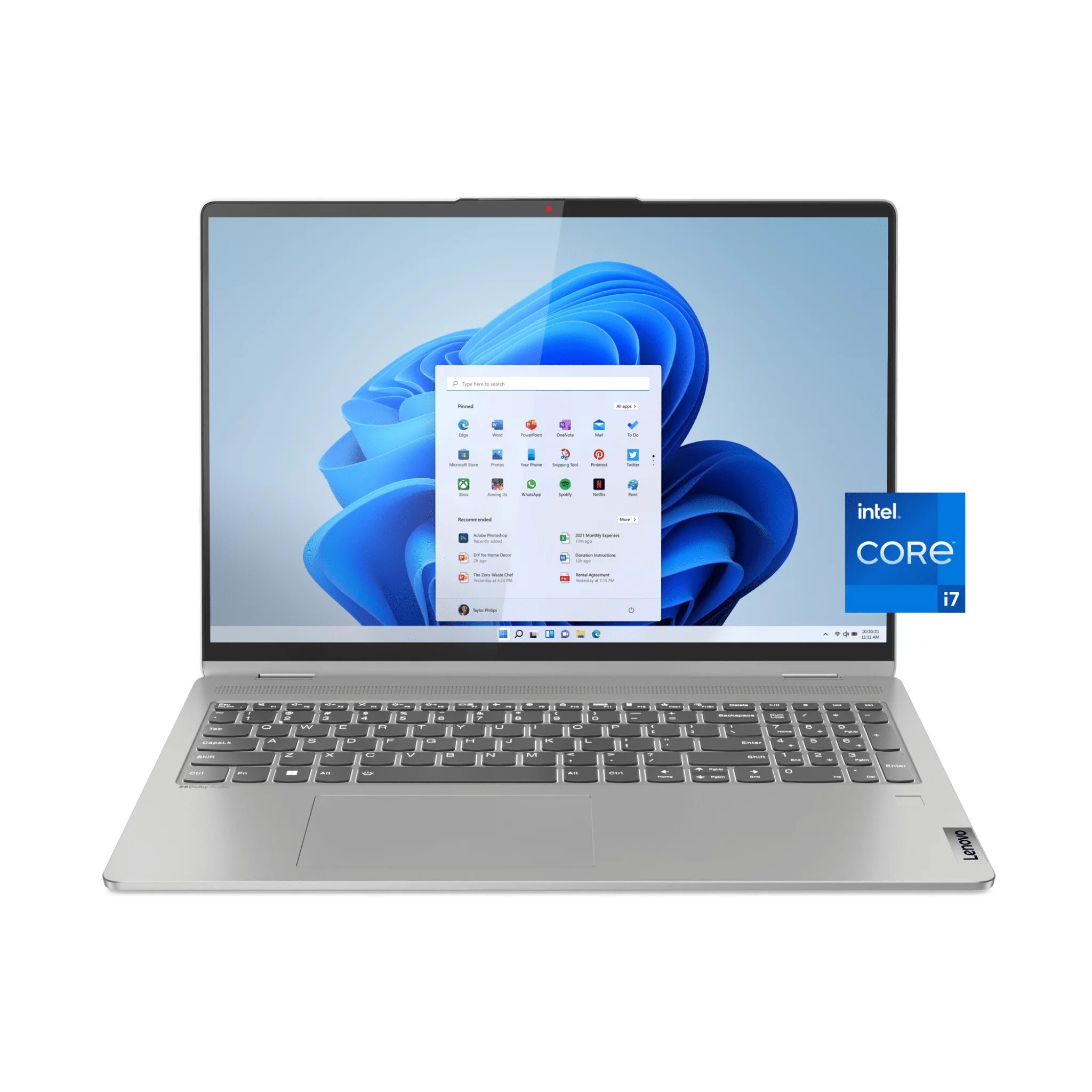 16" WUXGA IPS Touchscreen Laptop, Intel Core i7-1255U, 8GB RAM, 512GB SSD, Windows 11 Home, Cloud Grey Y2609