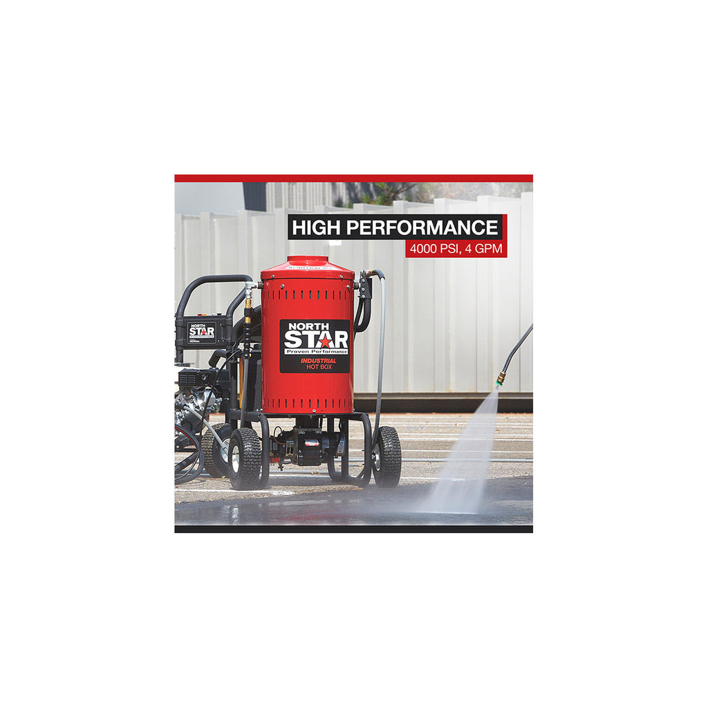 4000 PSI 4 GPM 115 Volts Electric Wet Steam Cleaner and Hot Water Pressure Washer Y5955