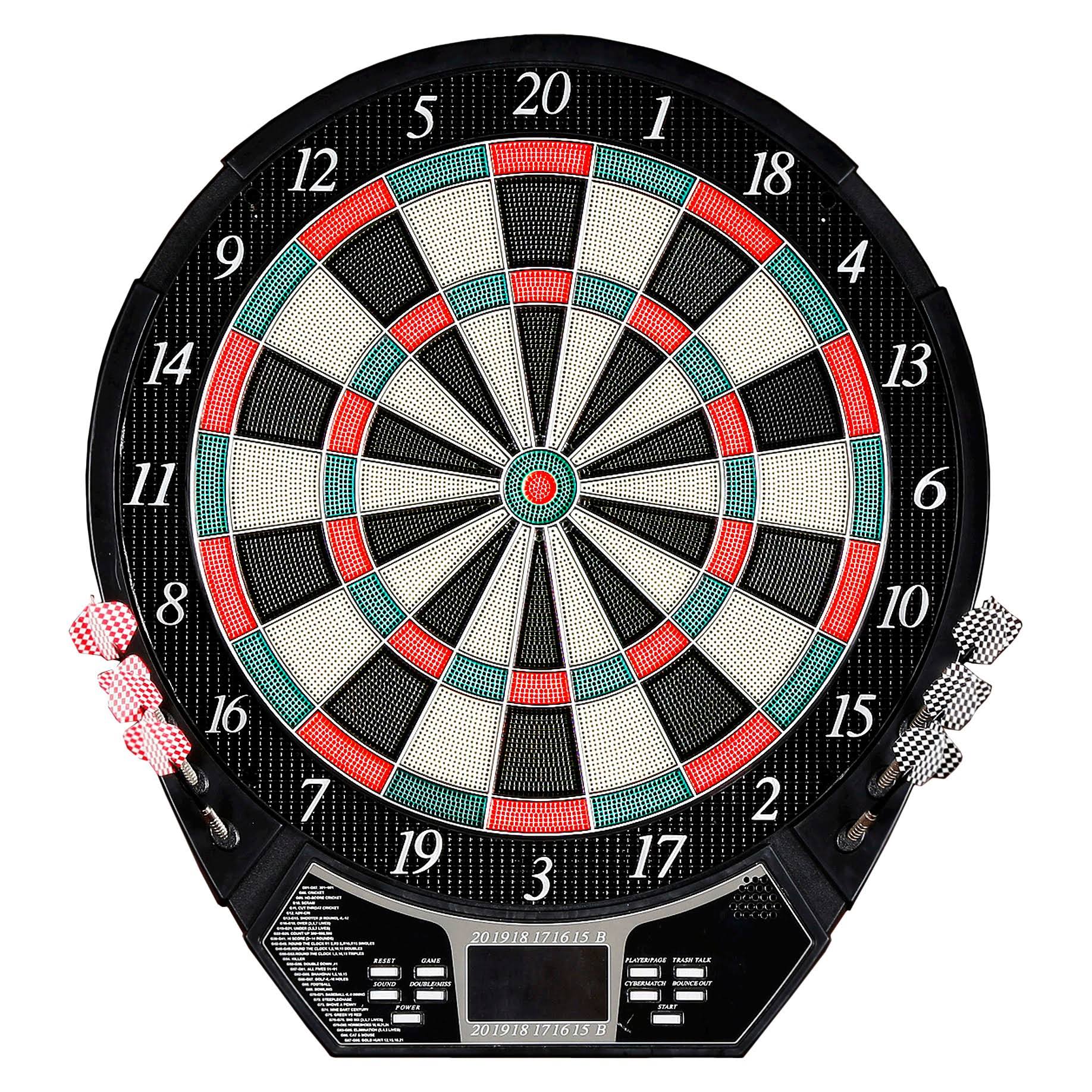 Cherry Finish Free Standing Dartboard Cabinet Set K584