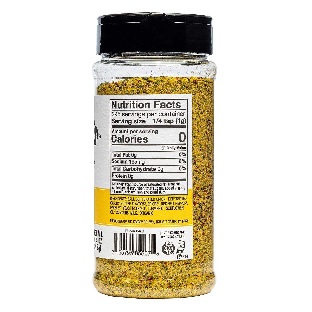 Organic Buttery Steakhouse Seasoning Rub 10.4 Ounce (3 Packs) V917805