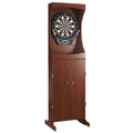 Cherry Finish Free Standing Dartboard Cabinet Set K584