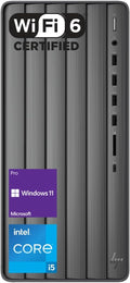 Black Intel i5-13400 Tower Desktop, 64GB RAM, 1TB SSD, Windows 11 Pro R4589