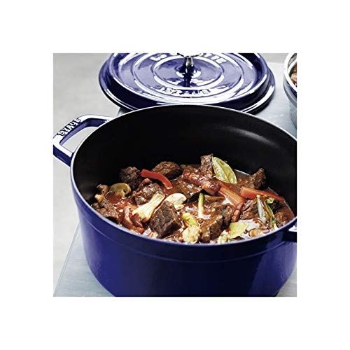 Round Cast Iron Cocotte Black, 2.25 qt R50523