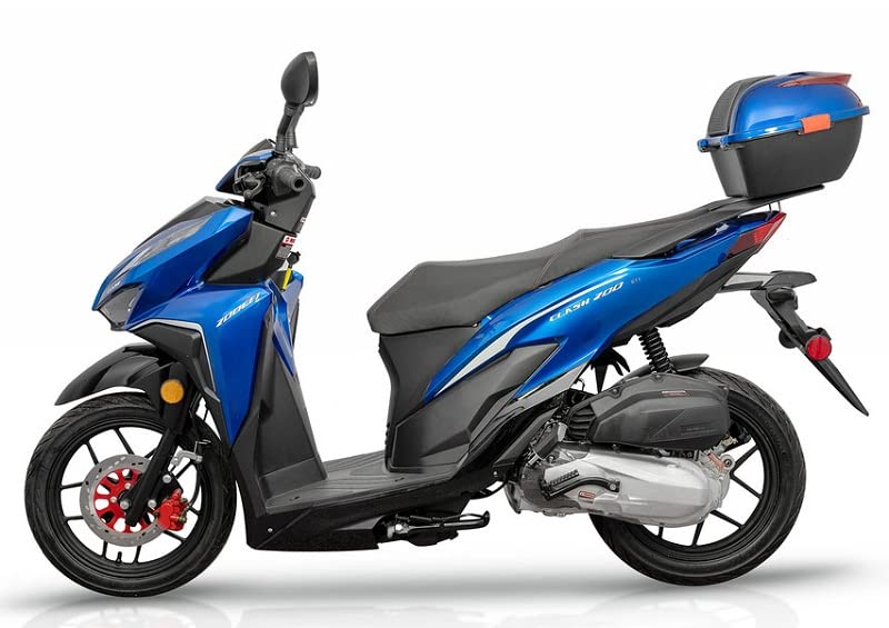 Blue Gas Street Scooter 168cc Motorcycle Q1648