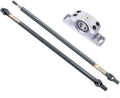 Front & Rear Prop Shaft for Polaris Ranger XP 900 Crew with Cast Carrier Bearing P3250