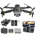 Brushless Motor Drone with Camera, 1080P HD Camera, 2 Batteries, Carrying Case S472