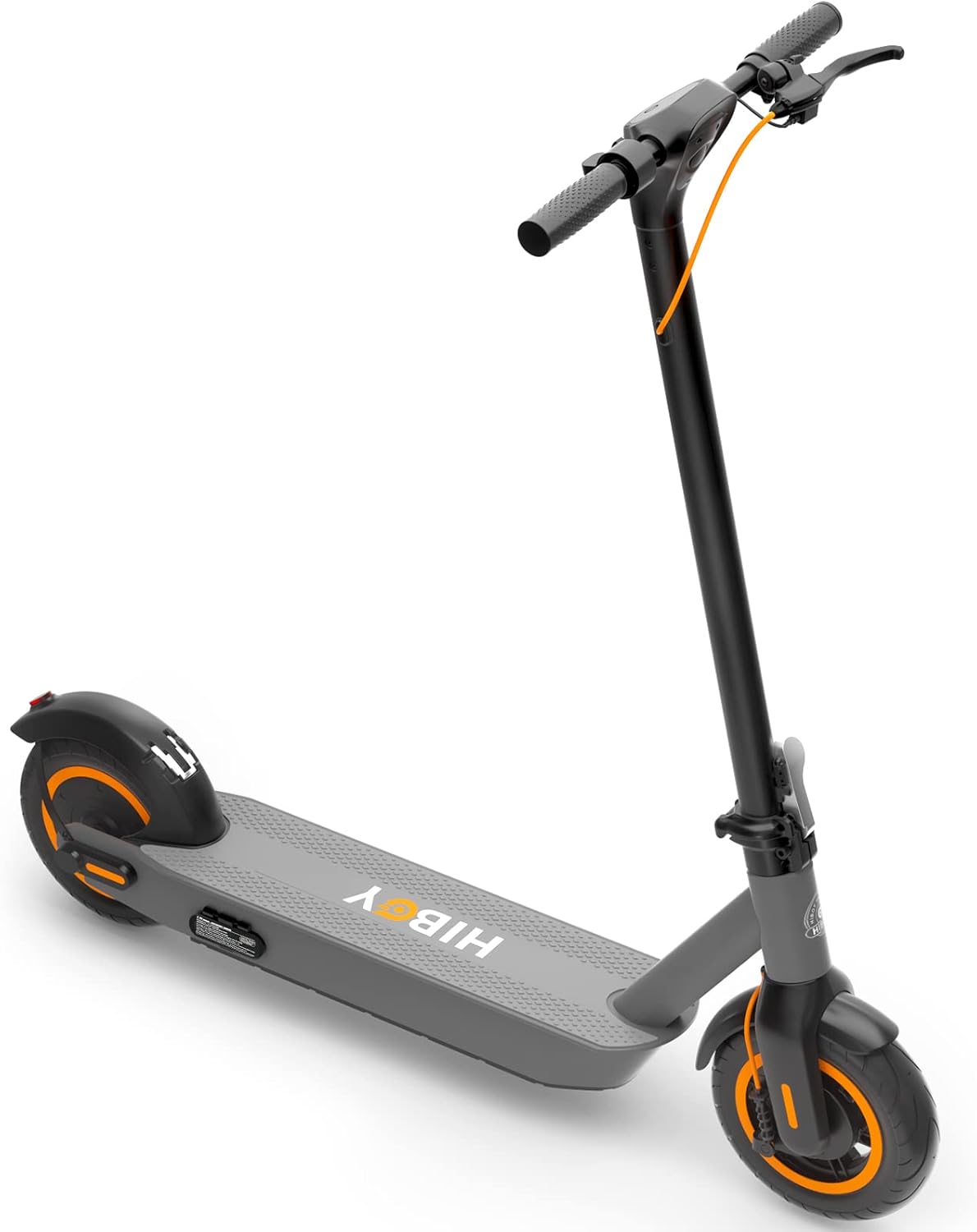Electric Kick Scooter, 40.4 Miles Range, 500W Motor, 19 MPH Speed, 10-inch Air-Filled Tire L200590