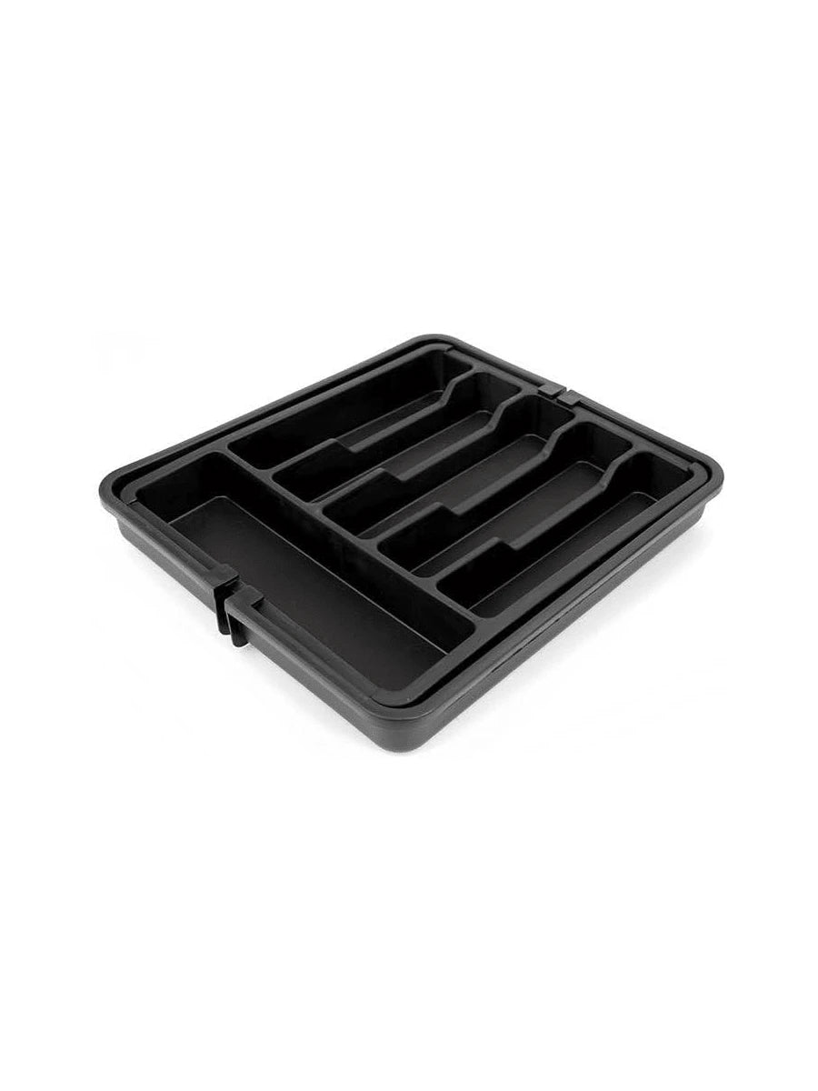 Expandable Black Silverware Utensil Organizer Z10274